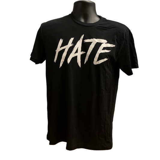 HATE T-shirt Black/White