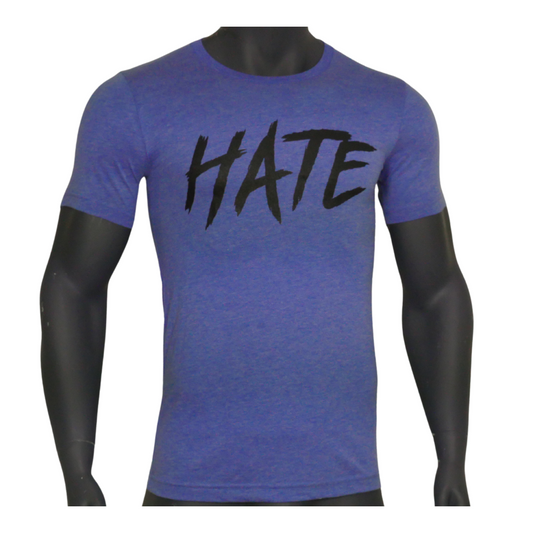 HATE T-Shirt Blue/Black