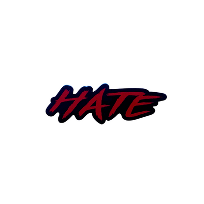 HATE Sticker Cut-out