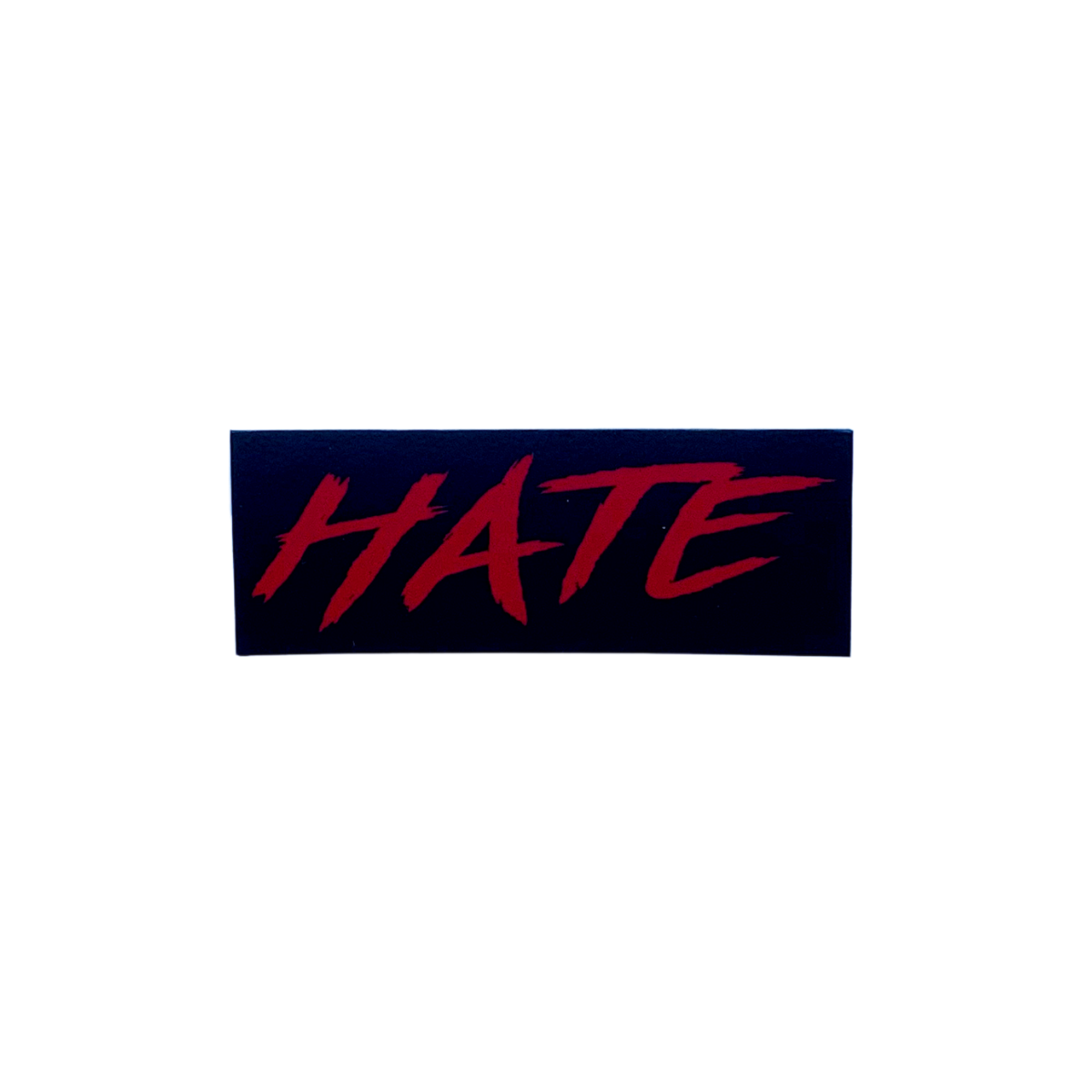 HATE Sticker Rectangle