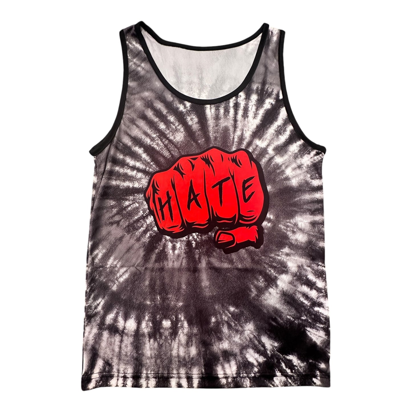 HATE Swirl Fist - Feather Flex Tank Top