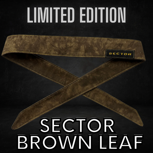 Limited Edition SECTOR - GOLD TAG - "BROWN LEAF" - Headband