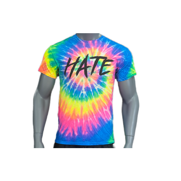 Tie Dye HATE T-shirt - Limited Edition